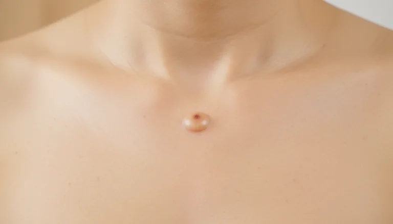 Bouton entre les seins : causes, symptômes et solutions efficaces
